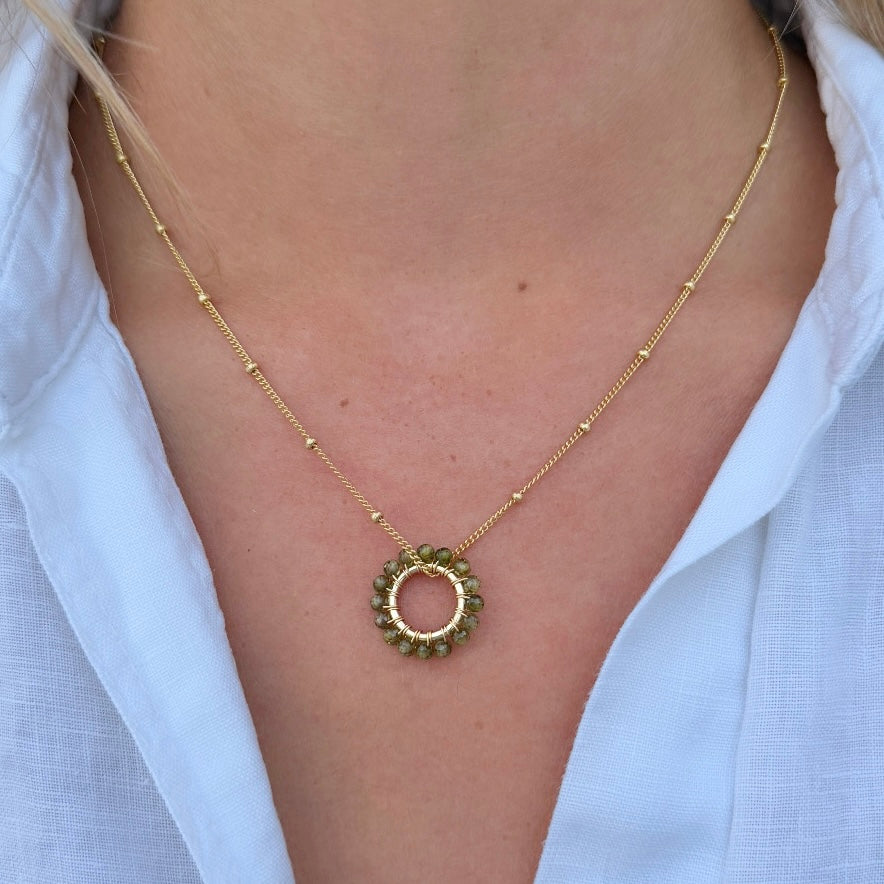 Satellite Ball Chain Necklace