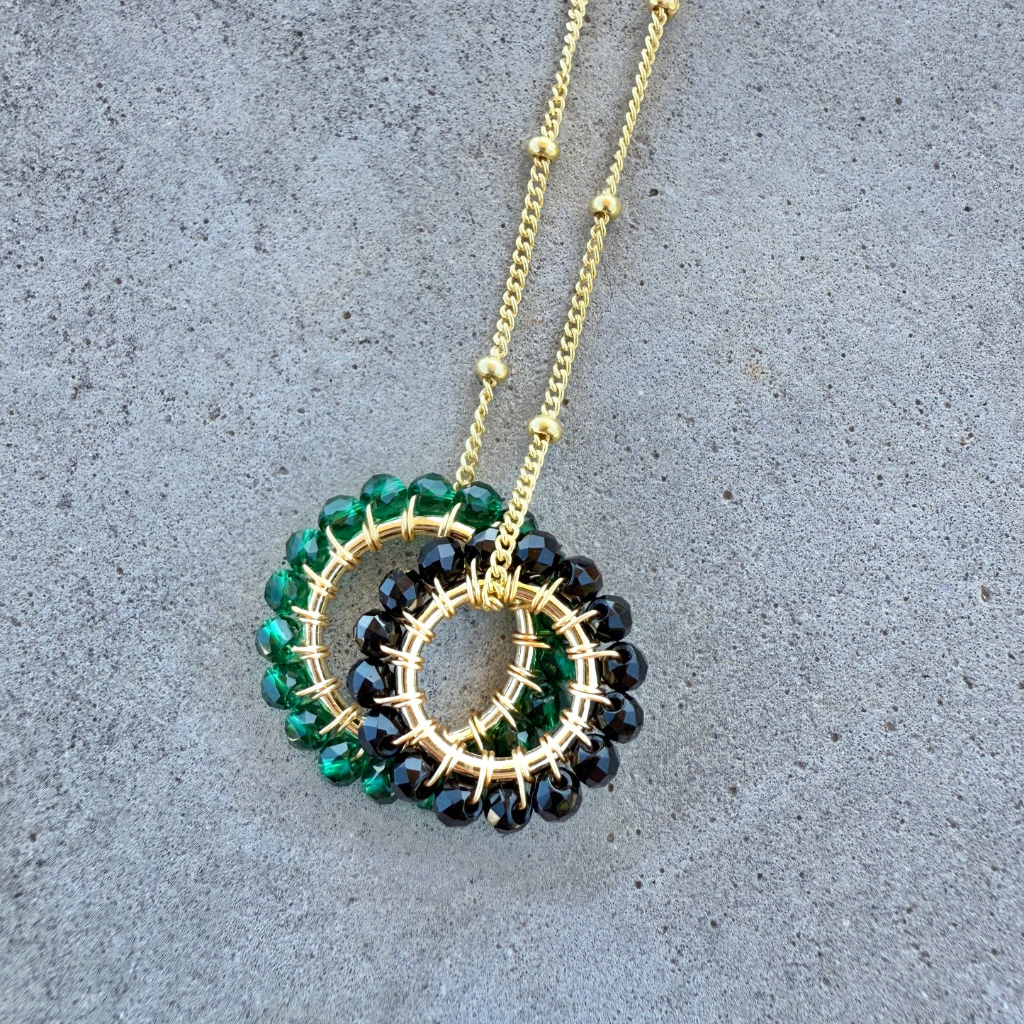 Dark Navy Blue Iolite Mini Pendant For Necklace Chain