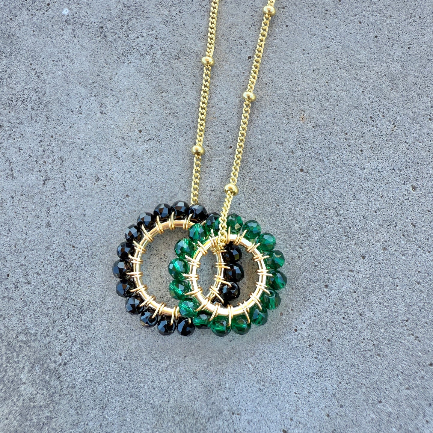 Dark Emerald Green Jade Mini Pendant For Necklace Chain