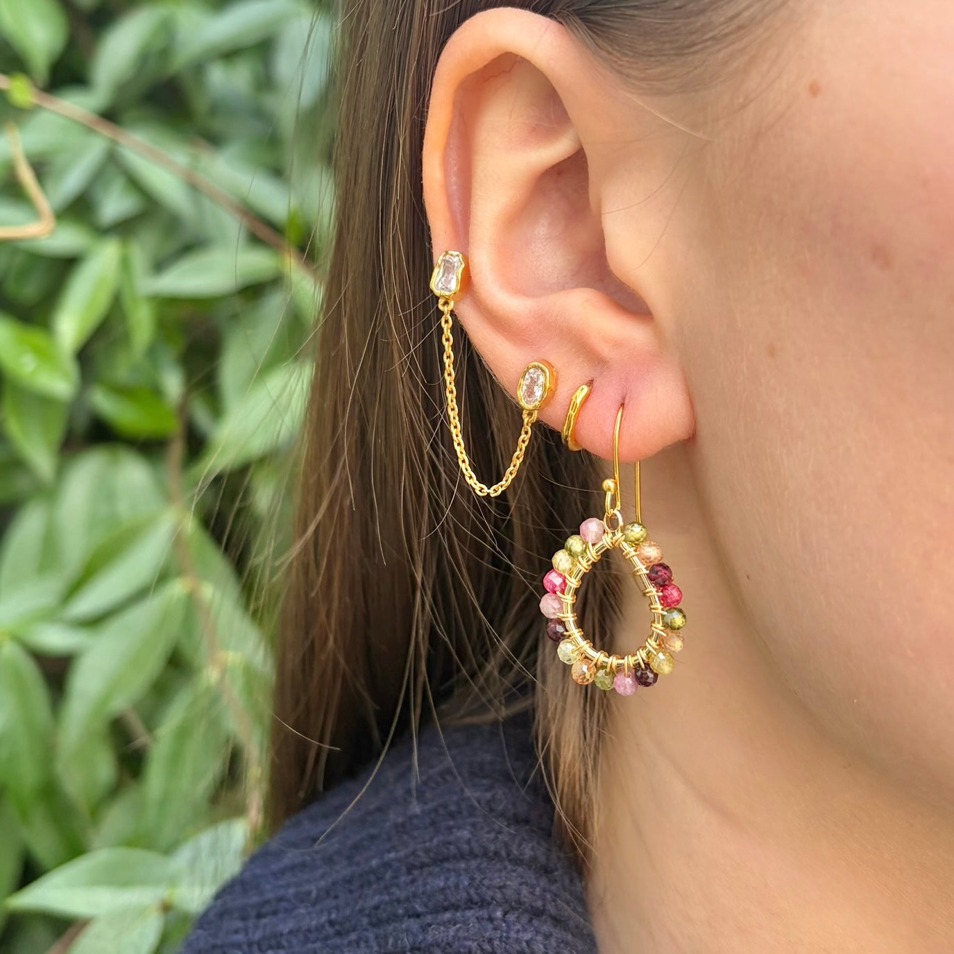 Berry Mini Teardrop Earrings
