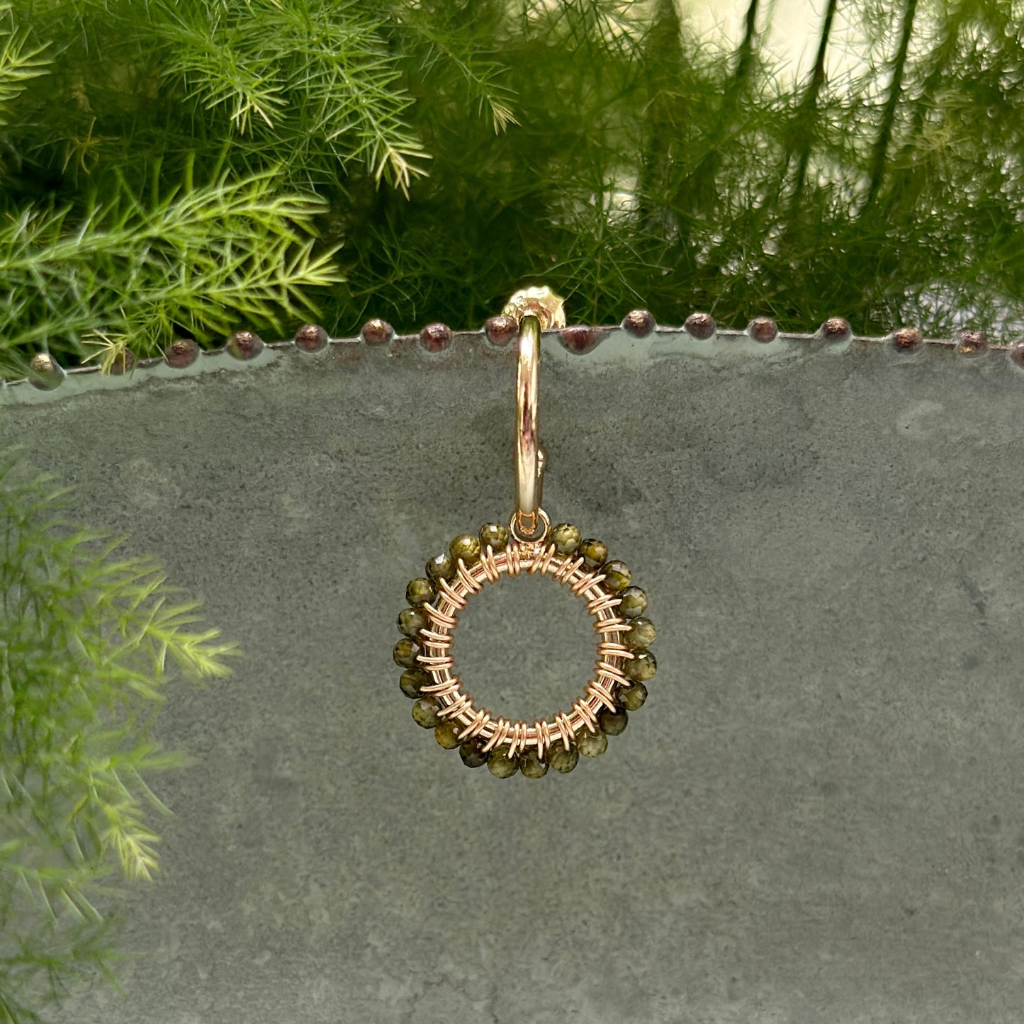 Mini Hoop Earrings + Charms