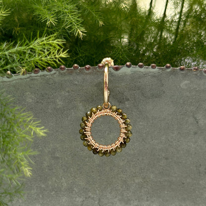 Mini Hoop Earrings + Charms