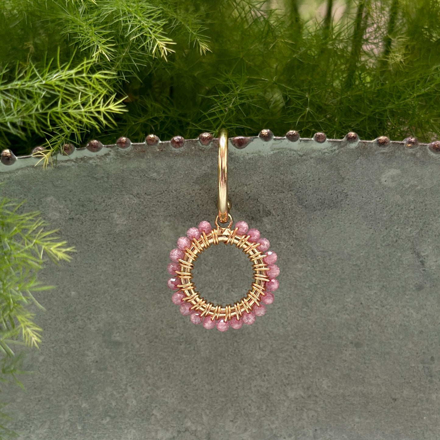 Mini Hoop Earrings + Charms