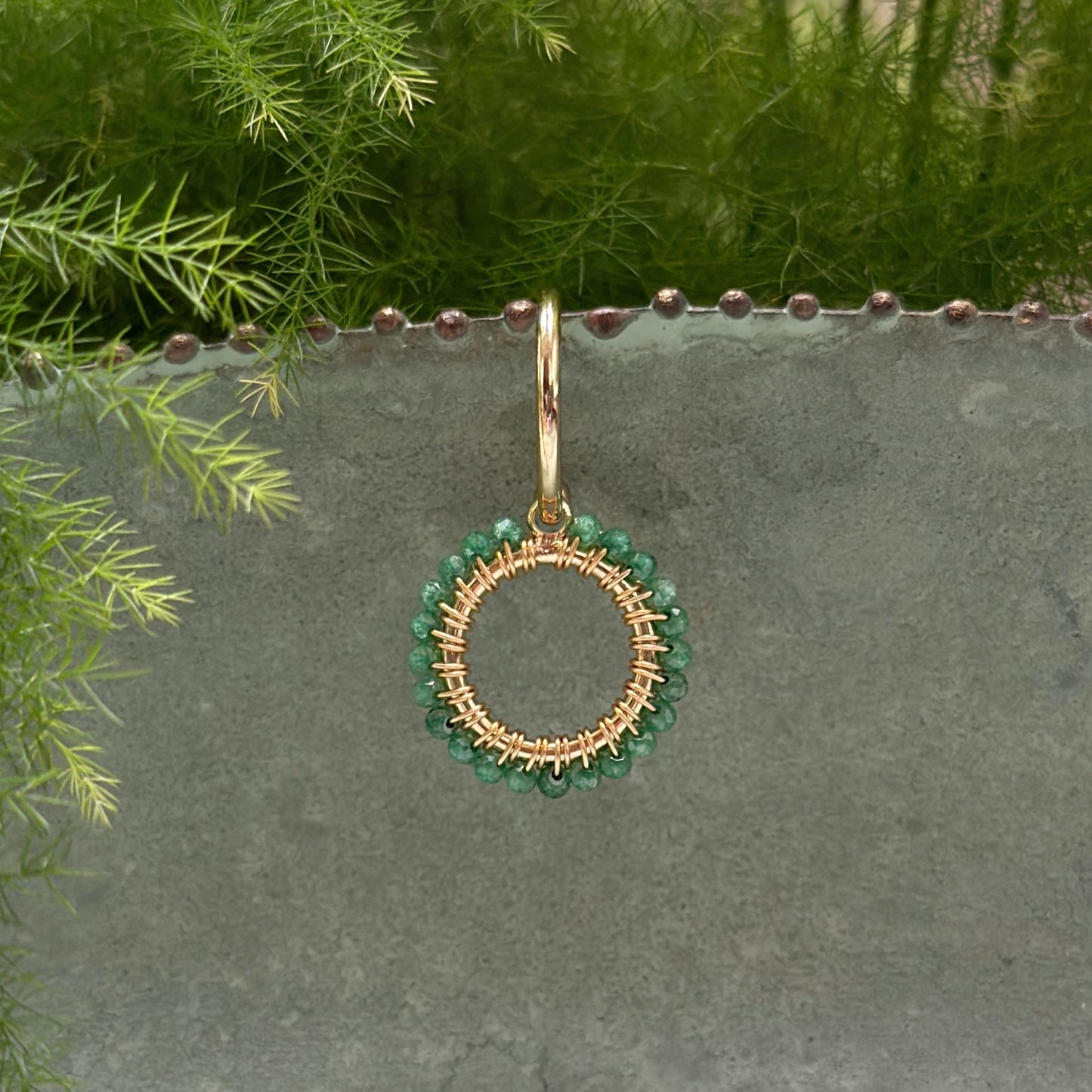 Mini Hoop Earrings + Charms