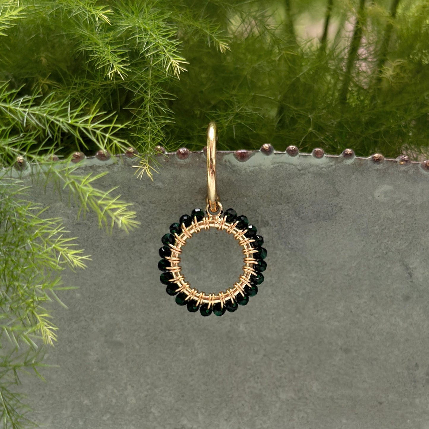 Mini Hoop Earrings + Charms