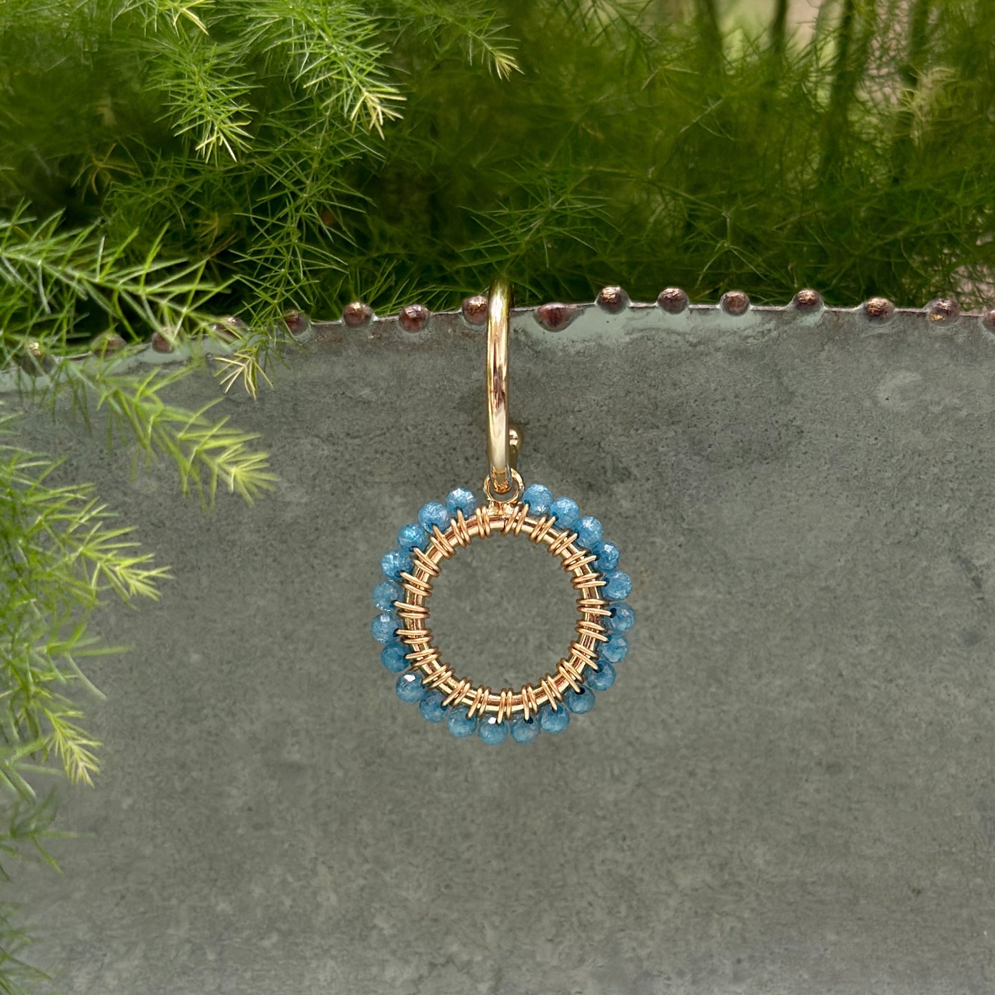 Mini Hoop Earrings + Charms