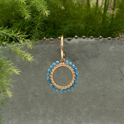 Mini Hoop Earrings + Charms