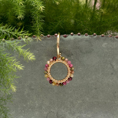 Mini Hoop Earrings + Charms