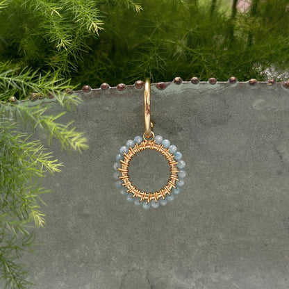 Mini Hoop Earrings + Charms