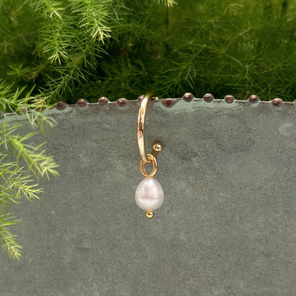 Mini Hoop Earrings + Charms