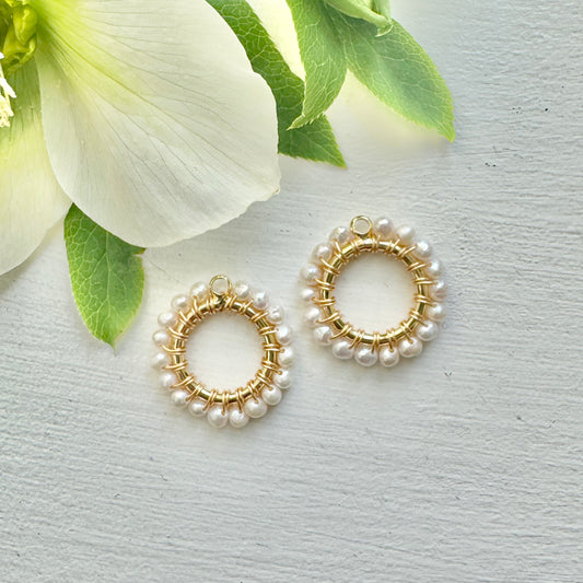 Freshwater Pearl Mini Charms (extra charms for CKC mini hoop & charm set)
