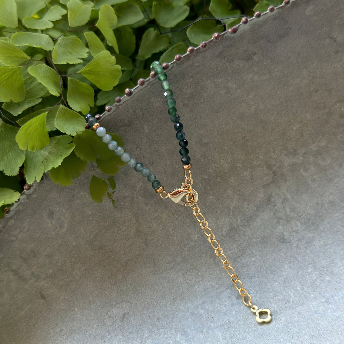 Winter Green Tourmaline Gemstone Necklace