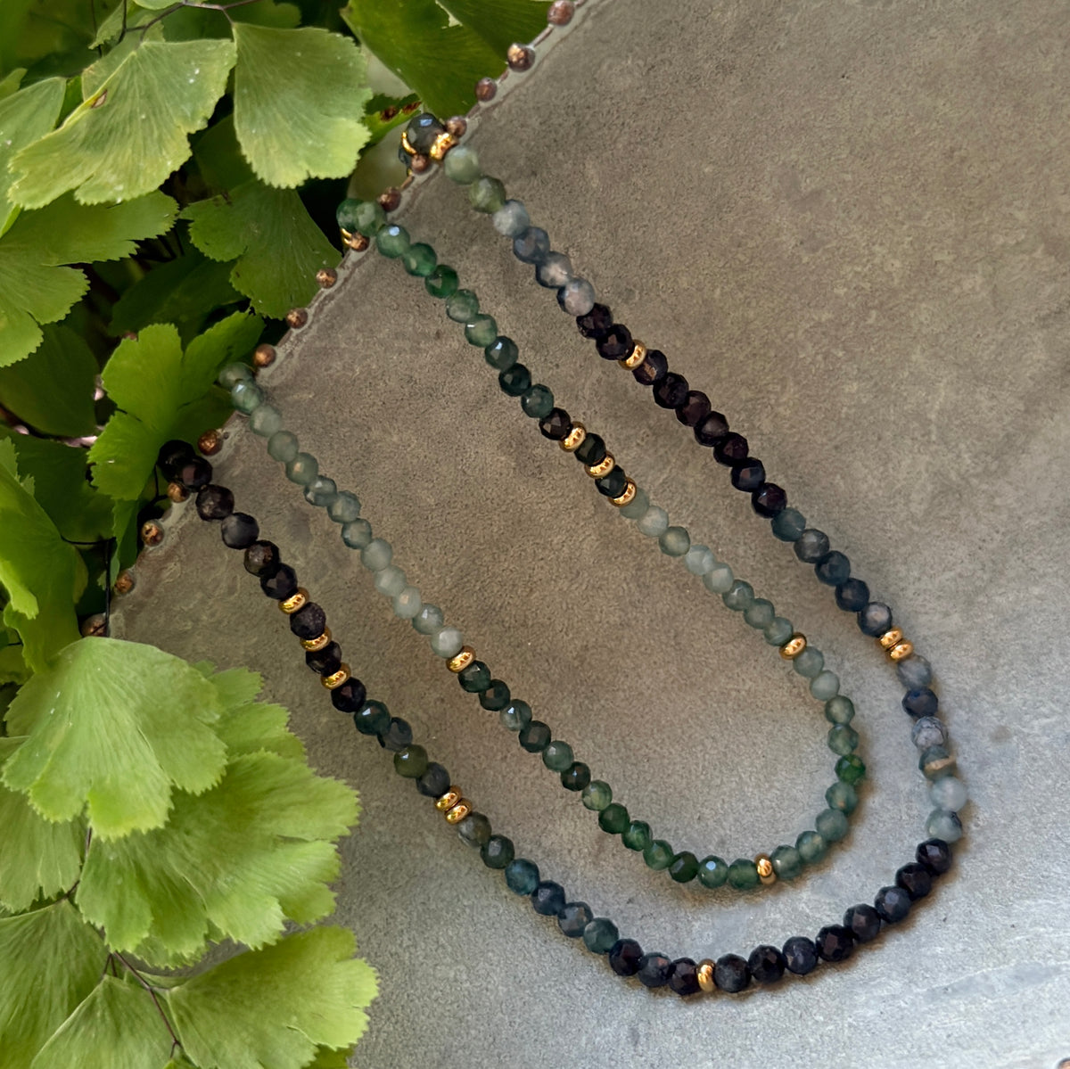 Winter Green Tourmaline Gemstone Necklace