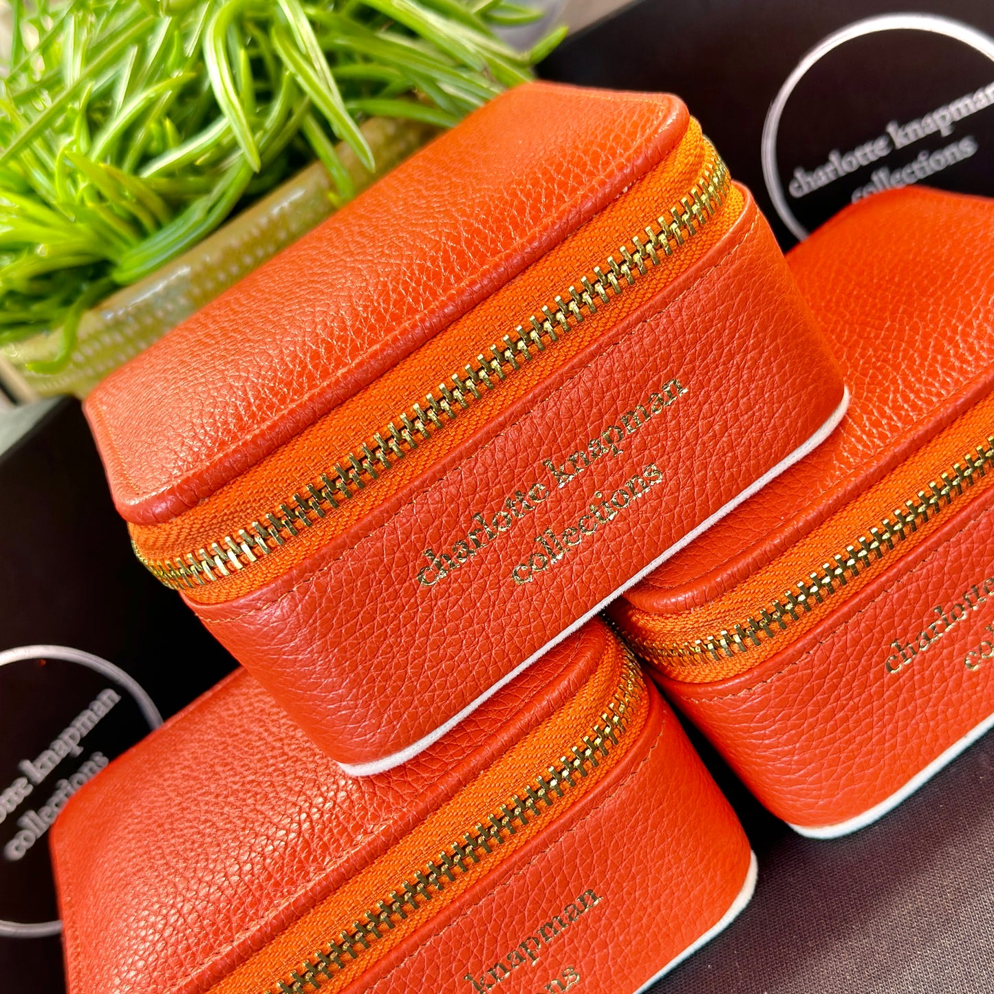 ITALIAN LEATHER TRAVEL JEWELLERY BOX
