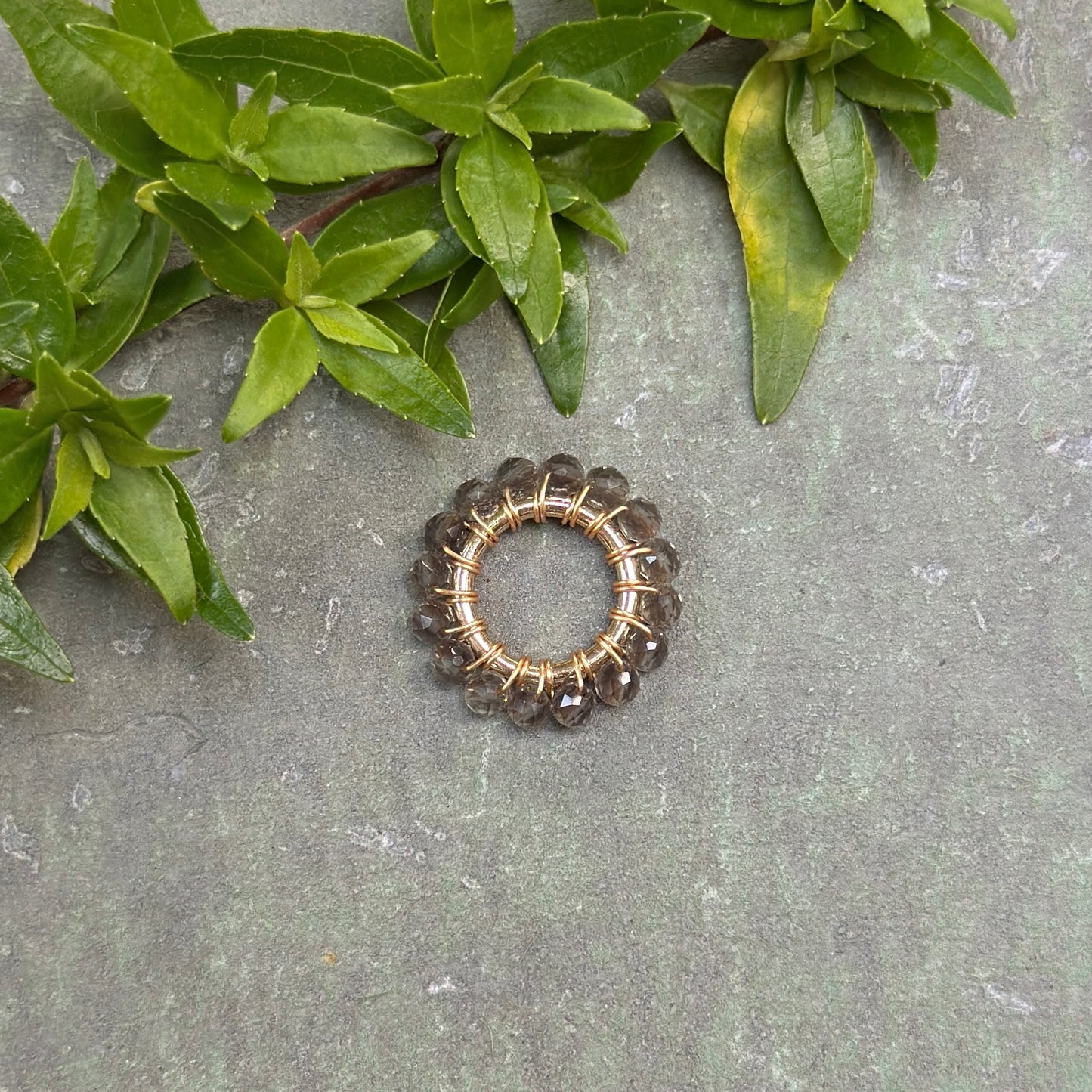 Taupe Agate Mini Pendant For Necklace Chain
