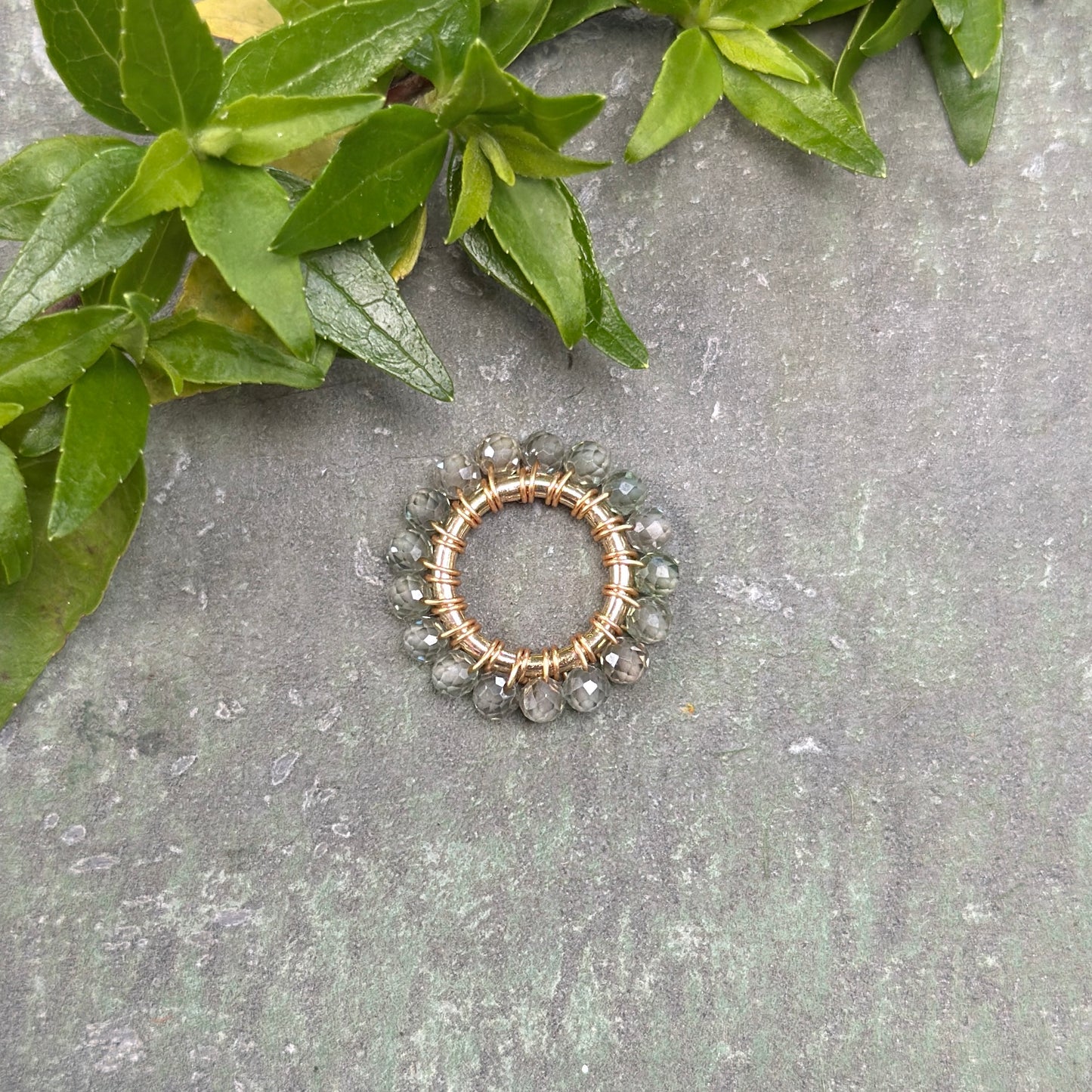 Sage Quartz Agate Mini Pendant For Necklace Chain