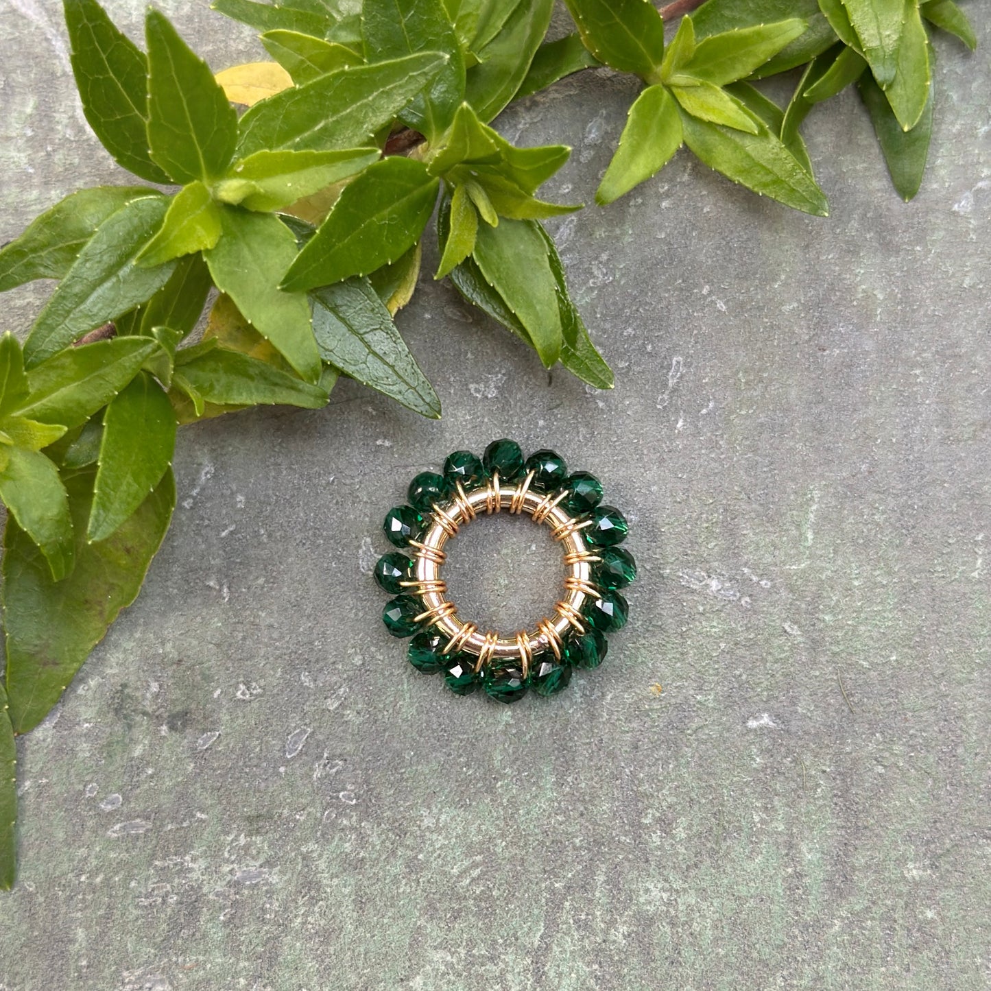 Dark Emerald Green Jade Mini Pendant For Necklace Chain
