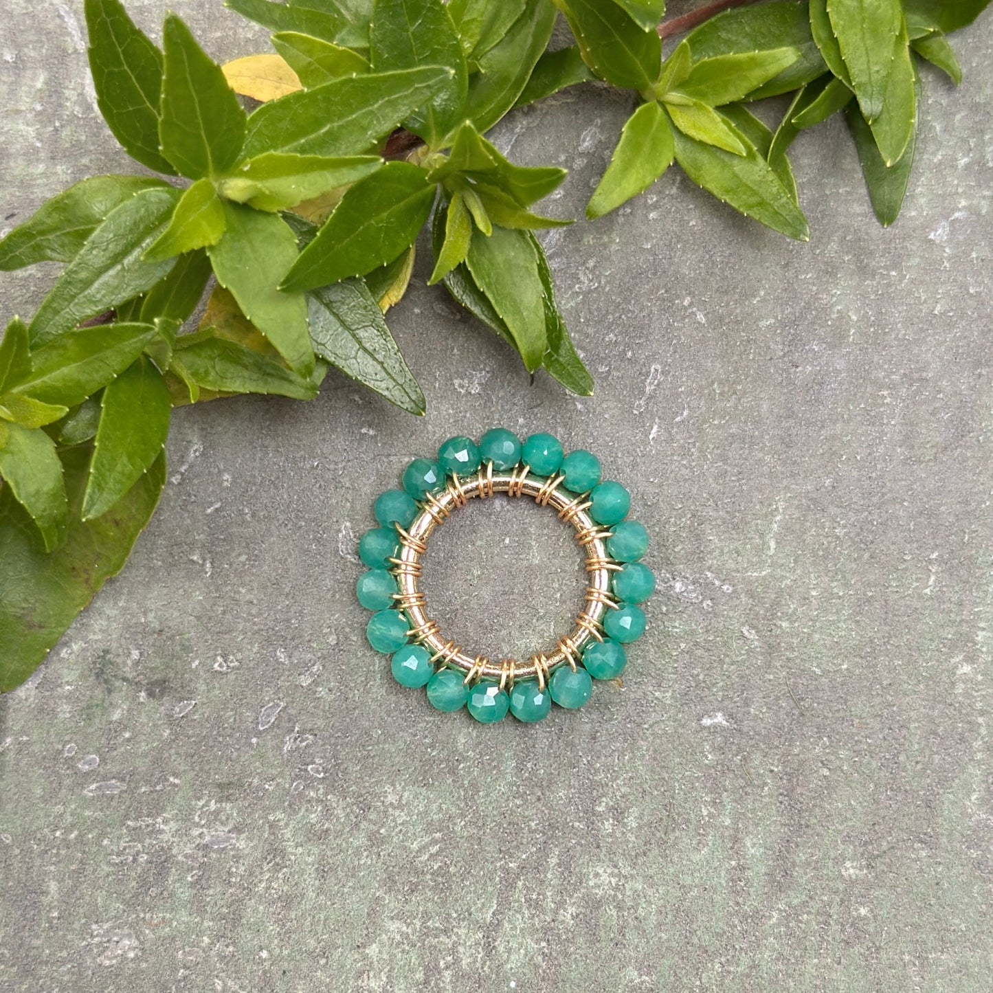 Dark Mint Jade Midi Pendant For Necklace Chain