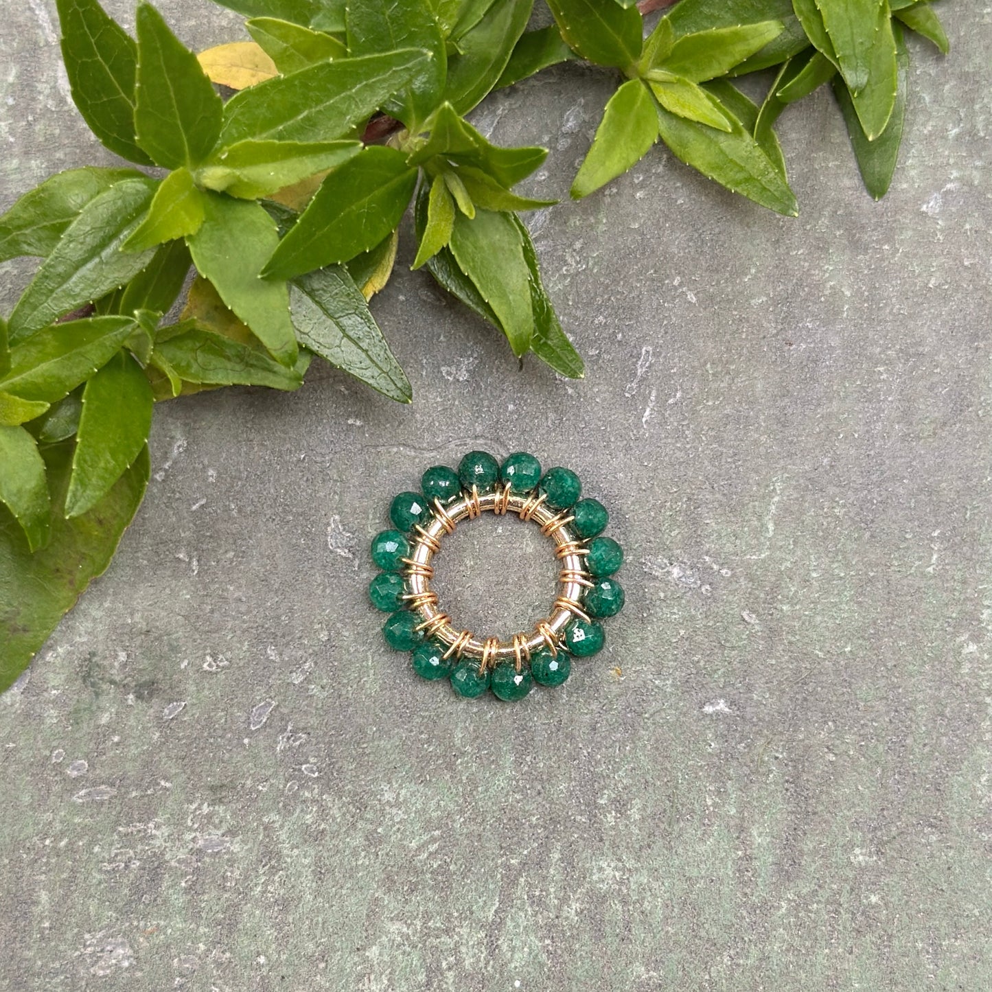 Mid Emerald Green Jade Mini Pendant For Necklace Chain