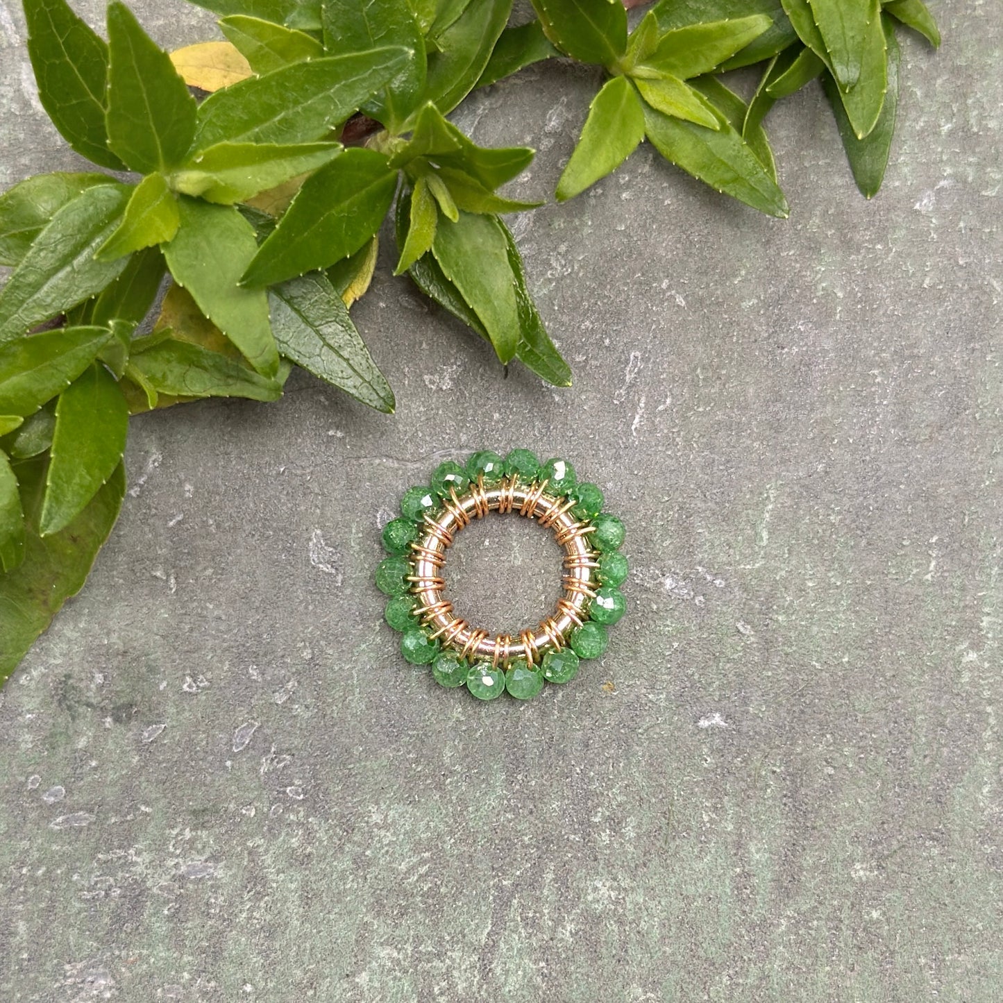 Pear Green Jade Mini Pendant For Necklace Chain