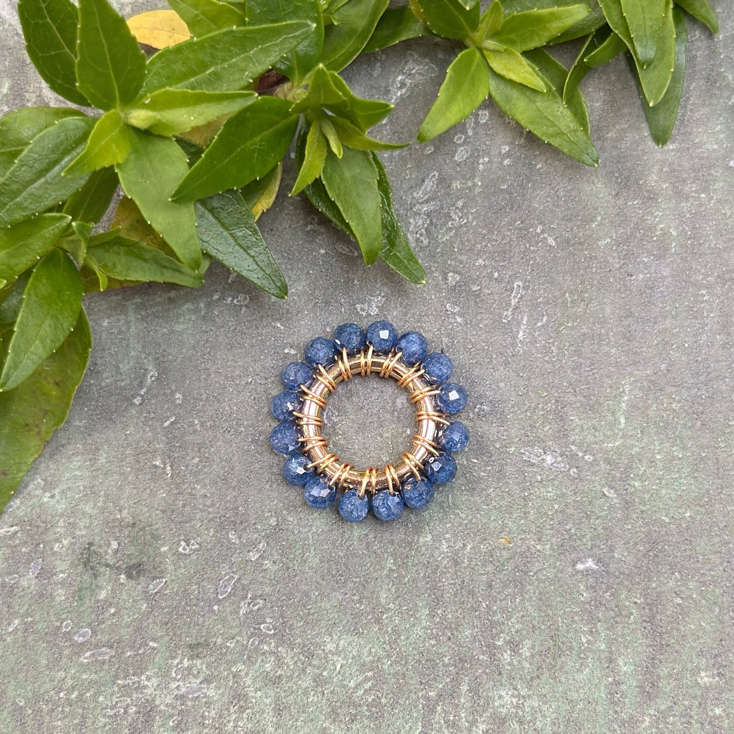 Royal Blue Azurite Mini Pendant For Necklace Chain
