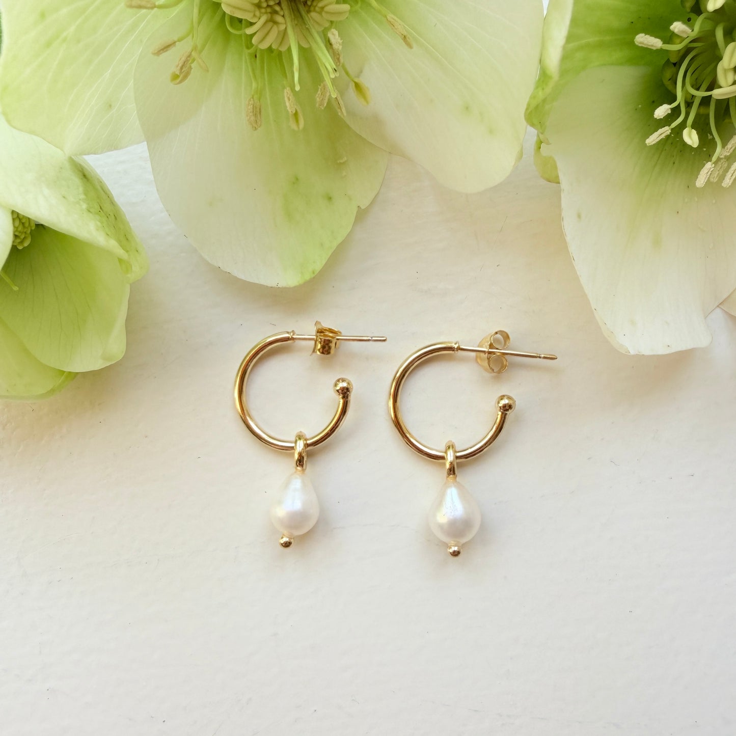 Freshwater Pearl Mini Drop Charms (extra charms for CKC mini hoop & charm set)