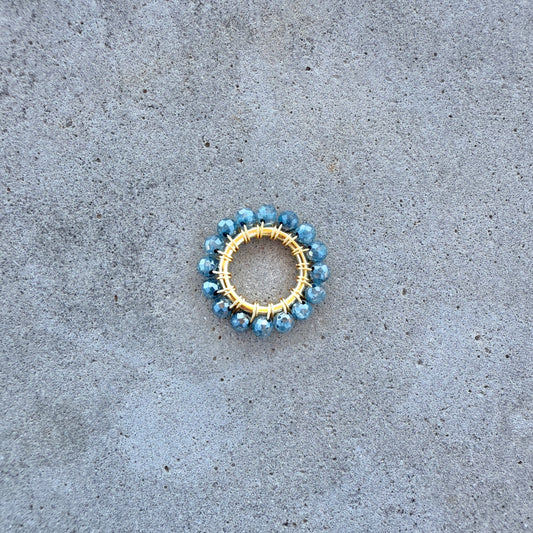 Airforce Blue Iolite Mini Pendant For Necklace Chain
