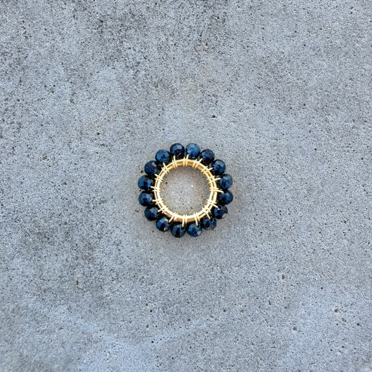 Dark Navy Blue Iolite Mini Pendant For Necklace Chain