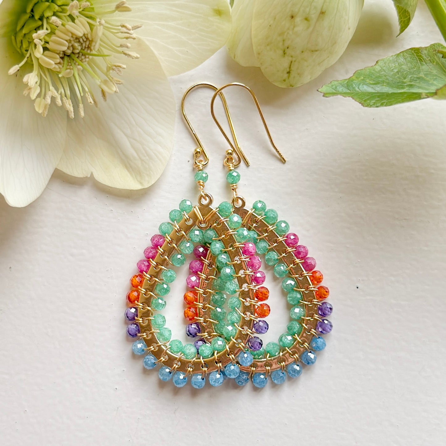 Tutti Frutti Mustique Teardrop Earrings