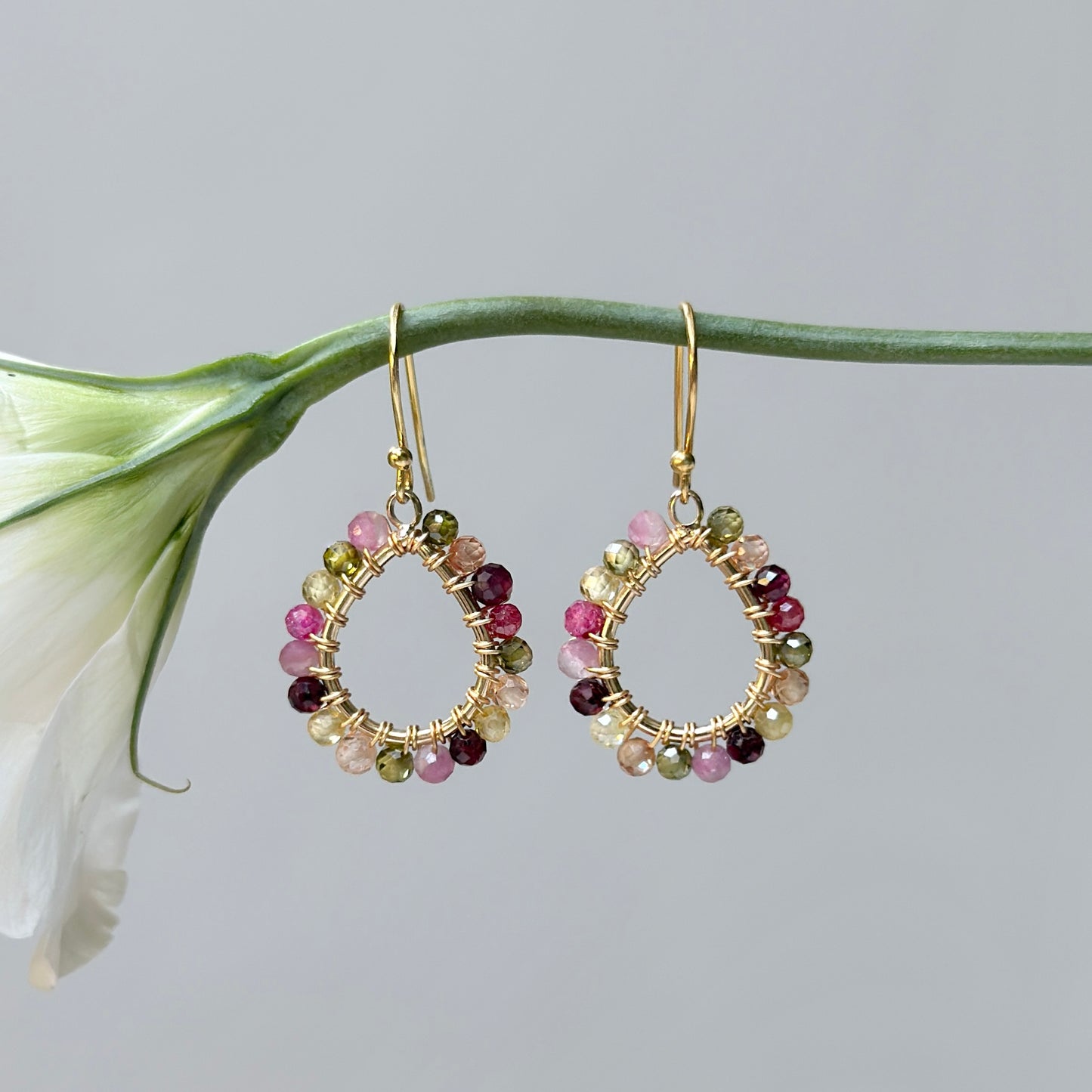Berry Mini Teardrop Earrings