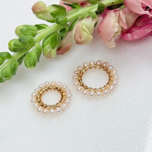 *Freshwater Pearl Double Pendant For Necklace Chain