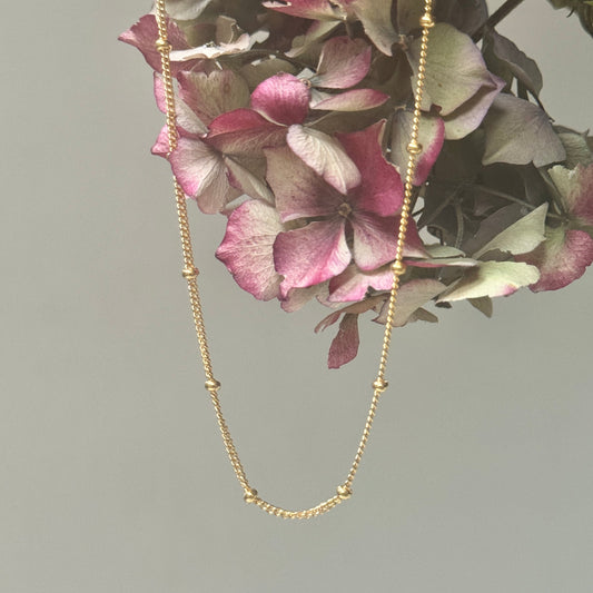 Freshwater Pearl (Midi Bead) Double Pendant Necklace
